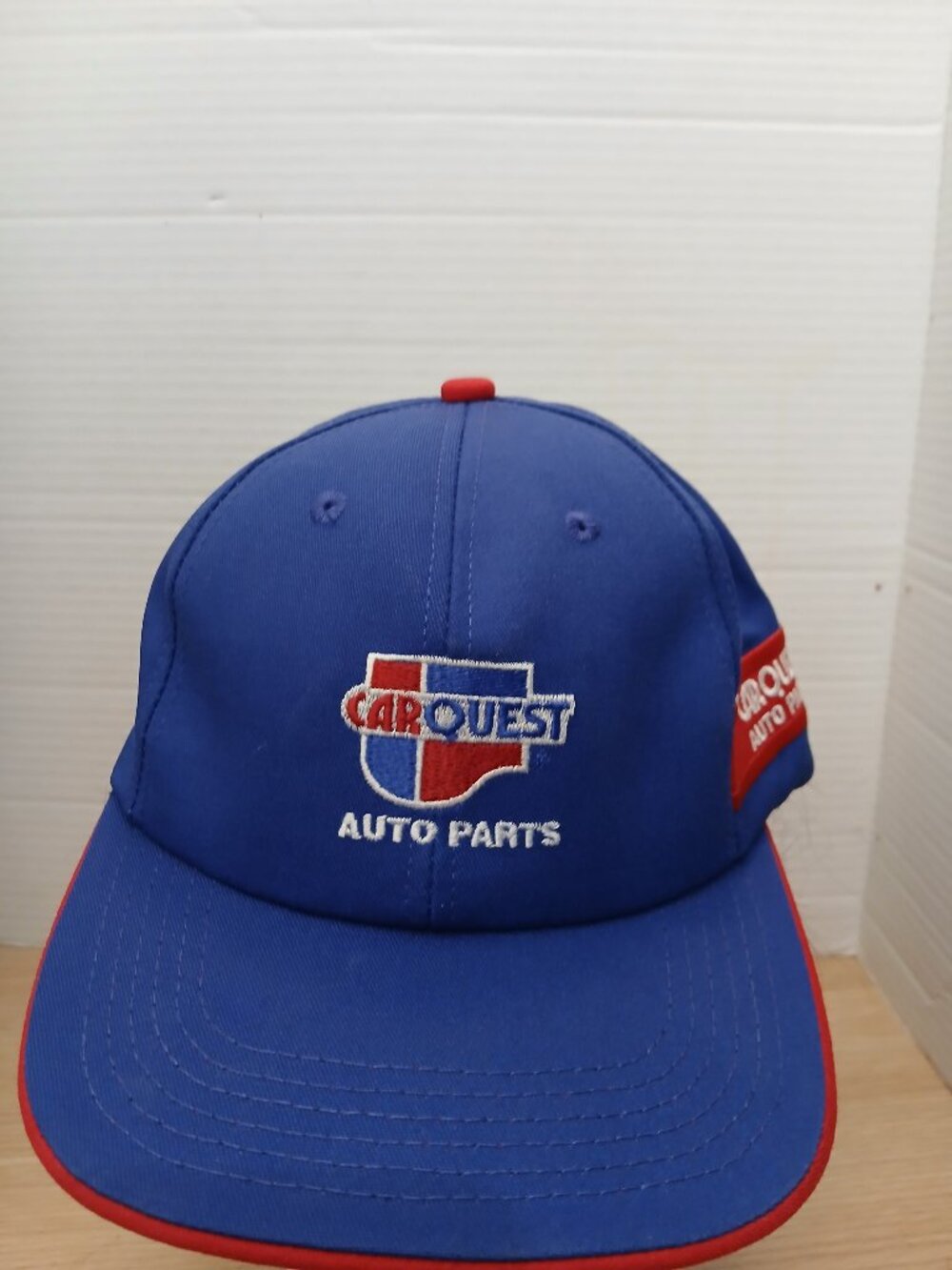 Car Quest Auto Parts Hat Cap Mens Adjustable K-Products Blue Red